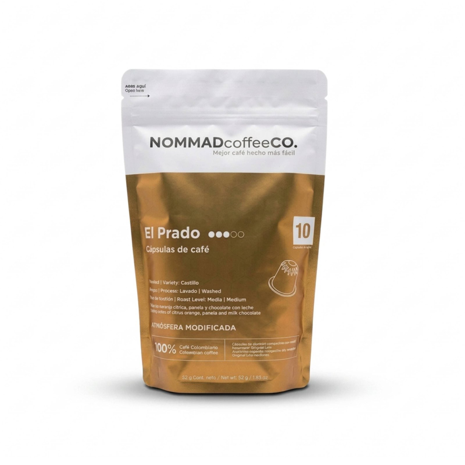 Cápsulas de Café El Prado x 10