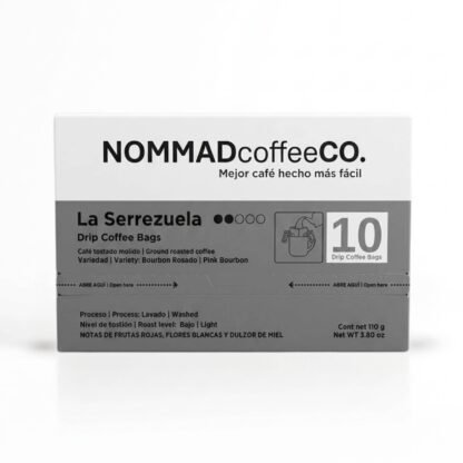 Drip Coffee Bags La Serrezuela x 10